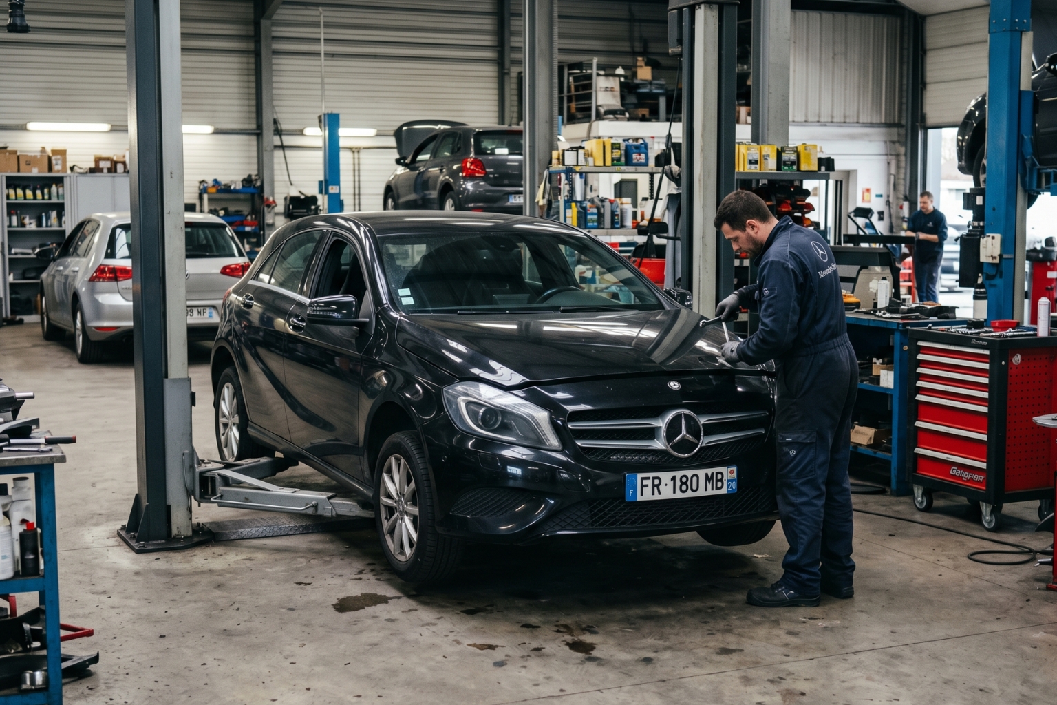 Quand changer courroie de distribution Mercedes Classe A 180