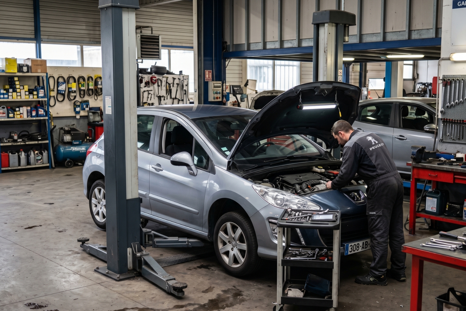 Quand changer la courroie de distribution Peugeot 308 diesel