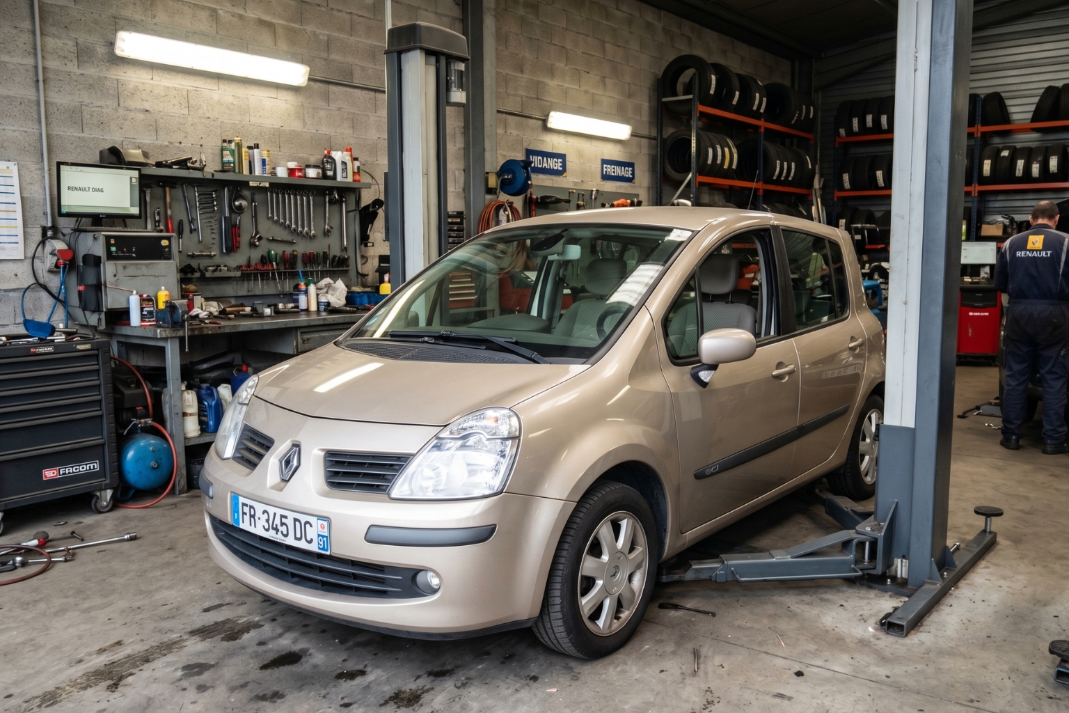 Quand changer la courroie de distribution sur Renault Modus 1.5 DCI