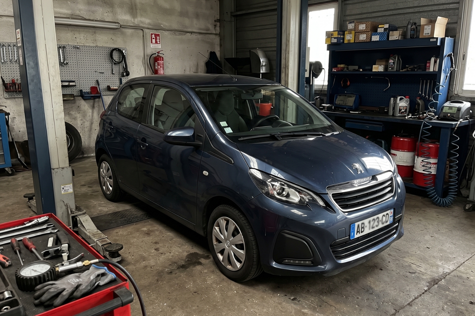 Quand changer la courroie distribution Peugeot 108 essence