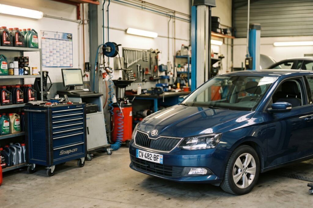 Quand changer la courroie distribution Skoda Fabia 1.0 TSI