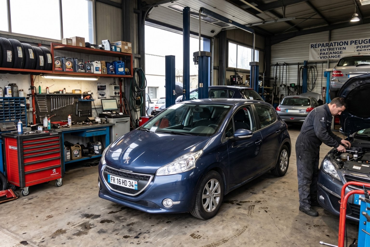 Quand changer courroie de distribution Peugeot 208 1.6 HDi