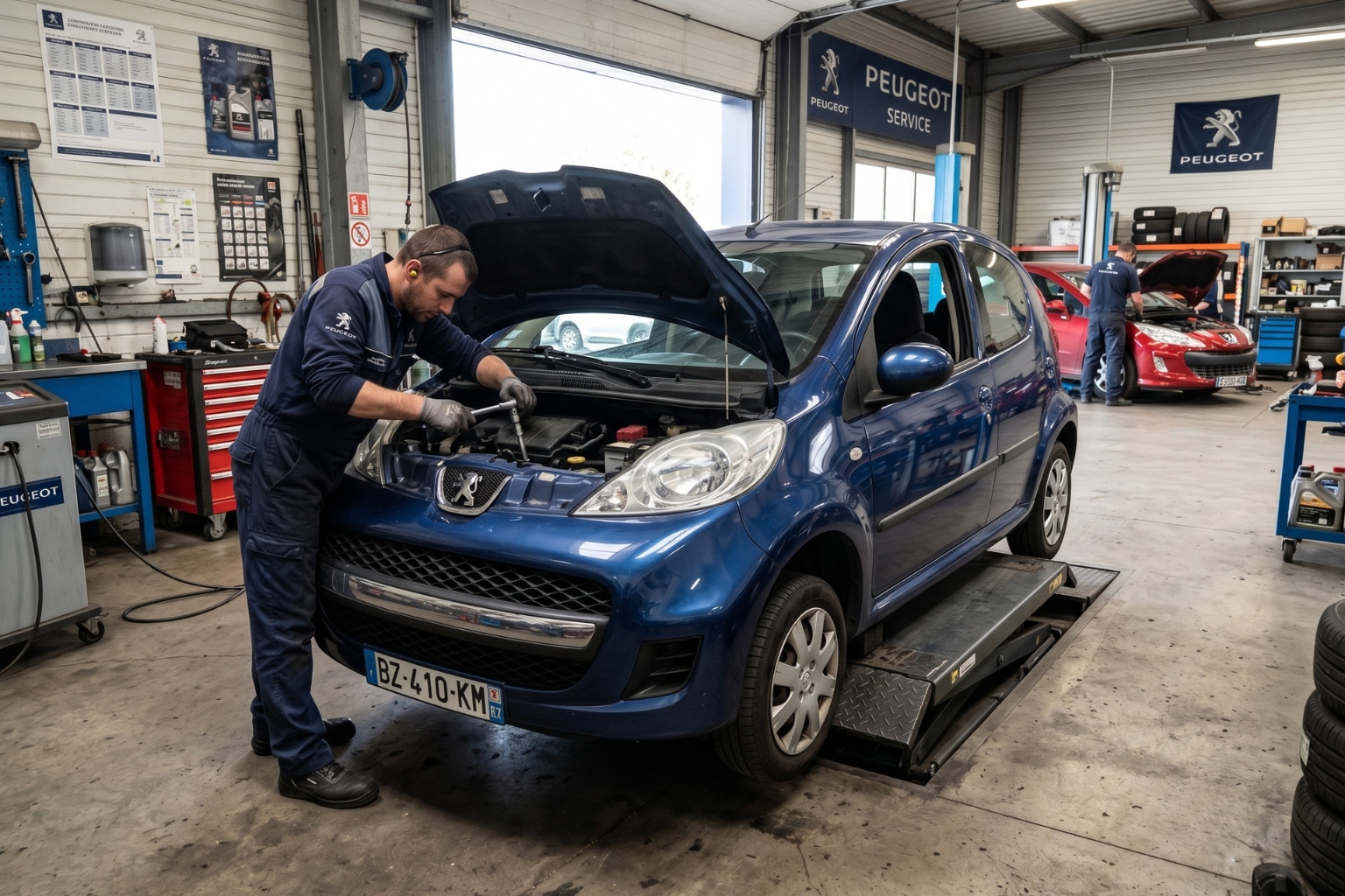 Quand changer la courroie de distribution Peugeot 107