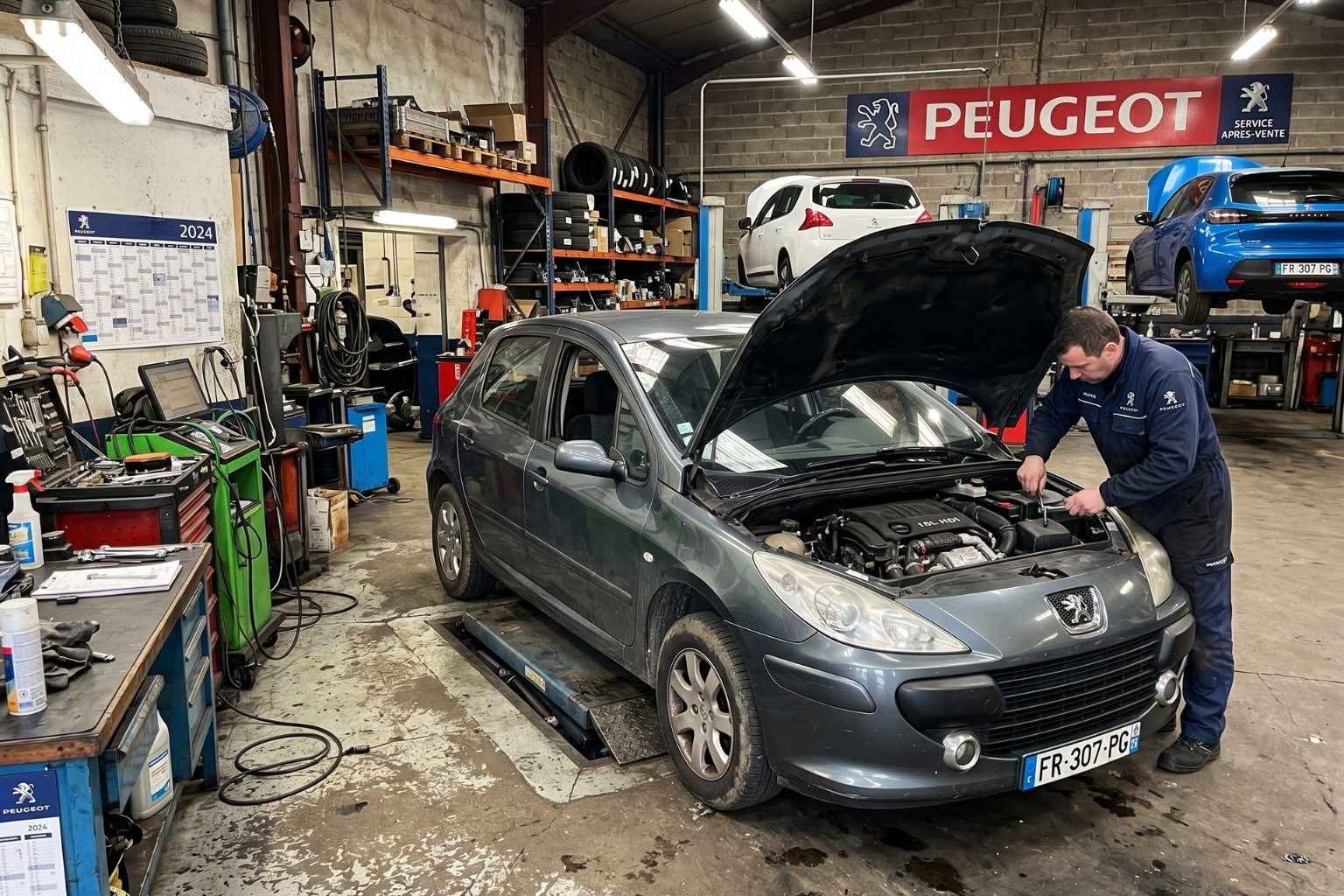 Quand changer la courroie de distribution Peugeot 307